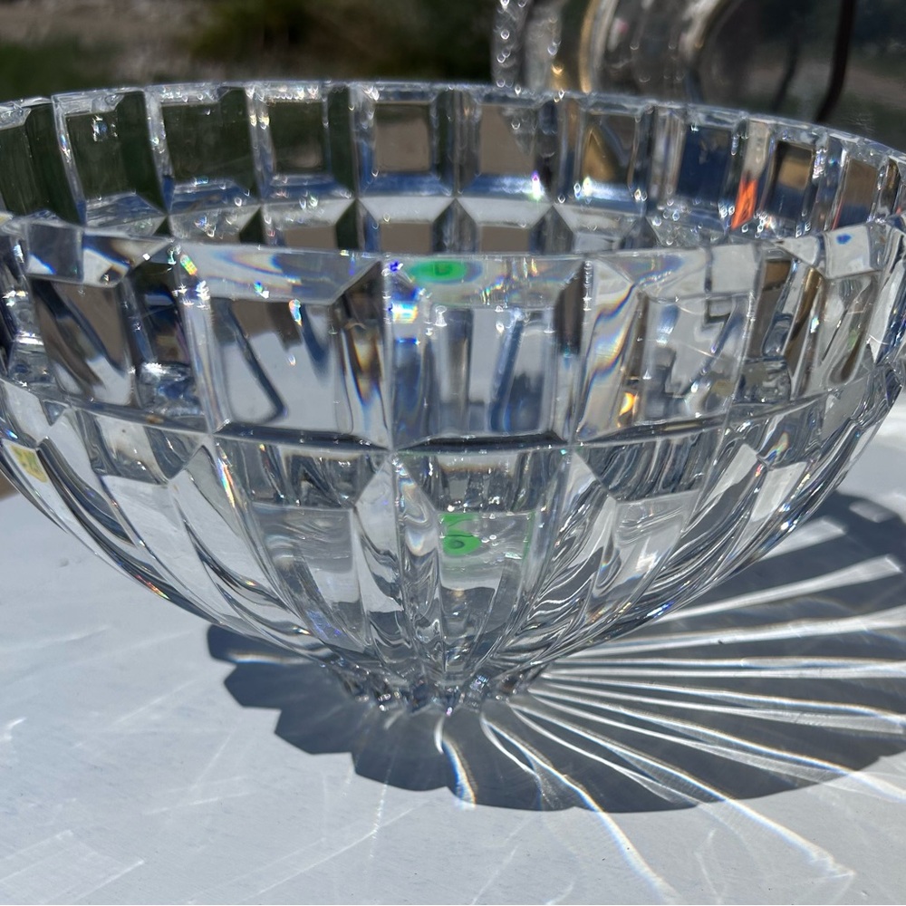 Marquis Crystal Fruit Bowl Vintage